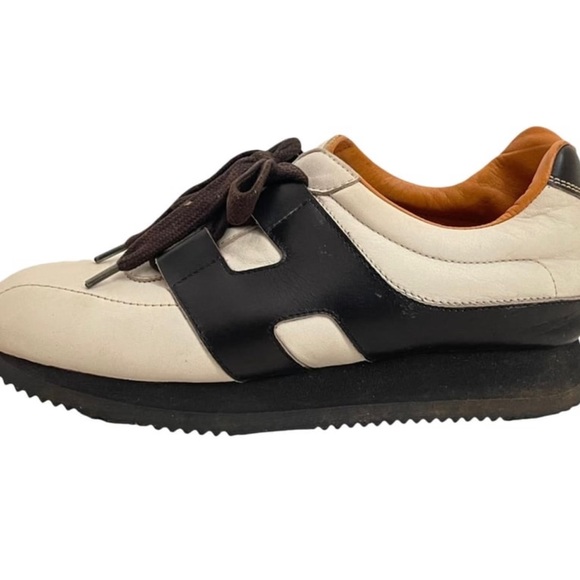Hermes Shoes - NOT FOR SALE Hermes leather sneakers/trainers